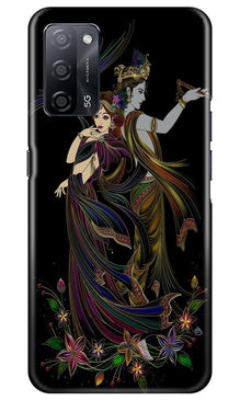 Radha Krishna Mobile Back Case for Oppo A53s 5G (Design - 290)