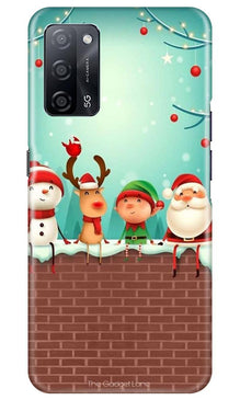 Santa Claus Mobile Back Case for Oppo A53s 5G (Design - 334)