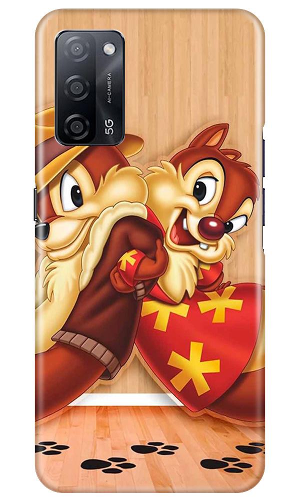 Chip n Dale Mobile Back Case for Oppo A53s 5G (Design - 335)