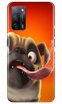 Dog Mobile Back Case for Oppo A53s 5G (Design - 343)