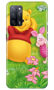 Winnie The Pooh Mobile Back Case for Oppo A53s 5G (Design - 348)