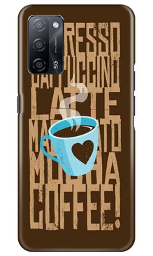 Love Coffee Mobile Back Case for Oppo A53s 5G (Design - 351)