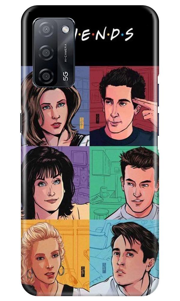 Friends Mobile Back Case for Oppo A53s 5G (Design - 357)
