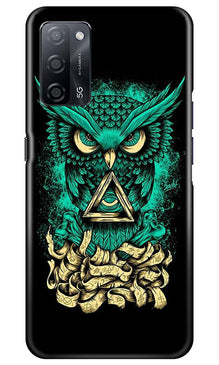 Owl Mobile Back Case for Oppo A53s 5G (Design - 358)