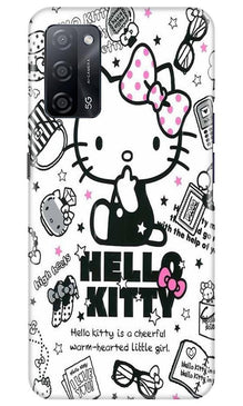 Hello Kitty Mobile Back Case for Oppo A53s 5G (Design - 361)