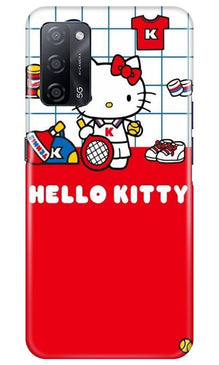 Hello Kitty Mobile Back Case for Oppo A53s 5G (Design - 363)