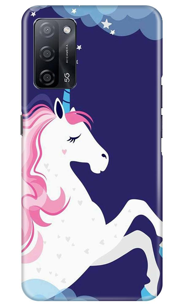 Unicorn Mobile Back Case for Oppo A53s 5G (Design - 365)