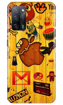 Wooden Texture Mobile Back Case for Oppo A53s 5G (Design - 367)