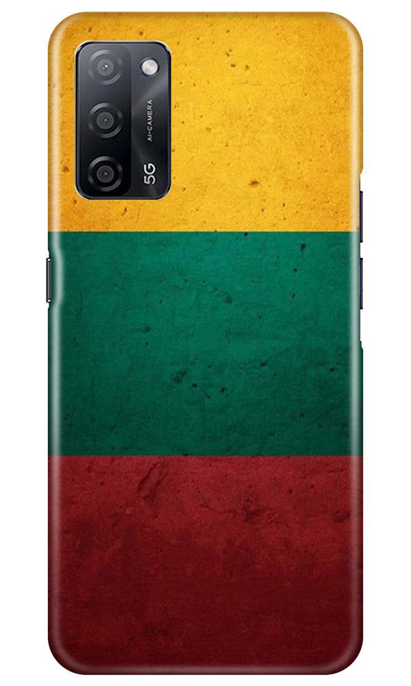 Color Pattern Mobile Back Case for Oppo A53s 5G (Design - 374)