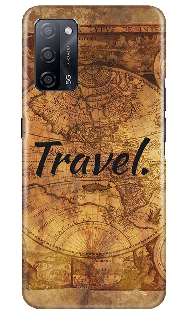 Travel Mobile Back Case for Oppo A53s 5G (Design - 375)