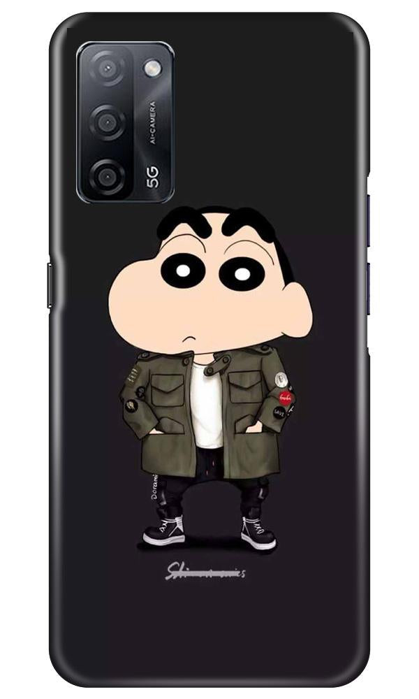 Shin Chan Mobile Back Case for Oppo A53s 5G (Design - 391)
