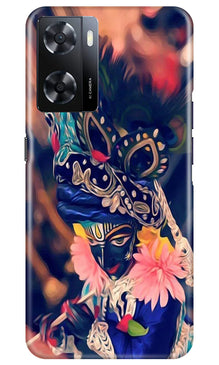 Lord Krishna Mobile Back Case for Oppo A57 2022 (Design - 16)