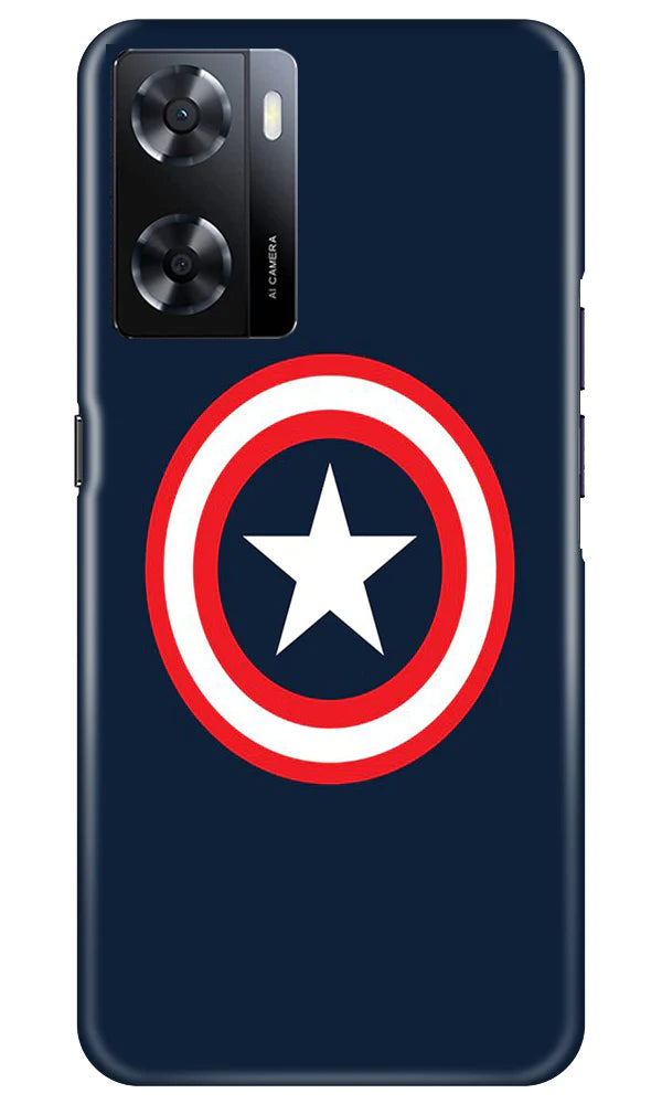 Captain America Case for Oppo A57 2022