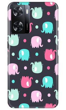 Elephant Baground Mobile Back Case for Oppo A57 2022 (Design - 44)