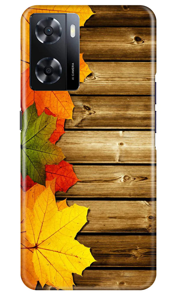 Wooden look3 Case for Oppo A57 2022