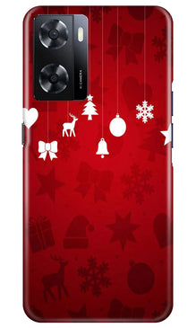 Christmas Mobile Back Case for Oppo A57 2022 (Design - 78)