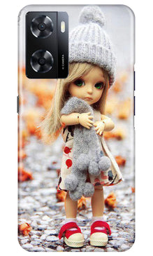 Cute Doll Mobile Back Case for Oppo A57 2022 (Design - 93)