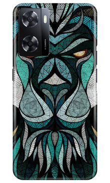 Lion Mobile Back Case for Oppo A57 2022 (Design - 97)
