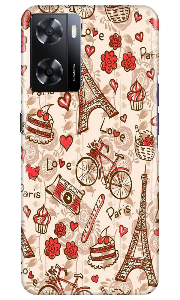 Love Paris Case for Oppo A57 2022(Design - 103)