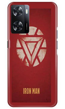 Iron Man Superhero Mobile Back Case for Oppo A57 2022  (Design - 115)