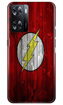 Flash Superhero Mobile Back Case for Oppo A57 2022  (Design - 116)