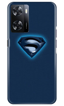 Superman Superhero Mobile Back Case for Oppo A57 2022  (Design - 117)