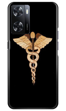 Doctor Logo Mobile Back Case for Oppo A57 2022  (Design - 134)