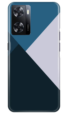 Blue Shades Mobile Back Case for Oppo A57 2022 (Design - 157)