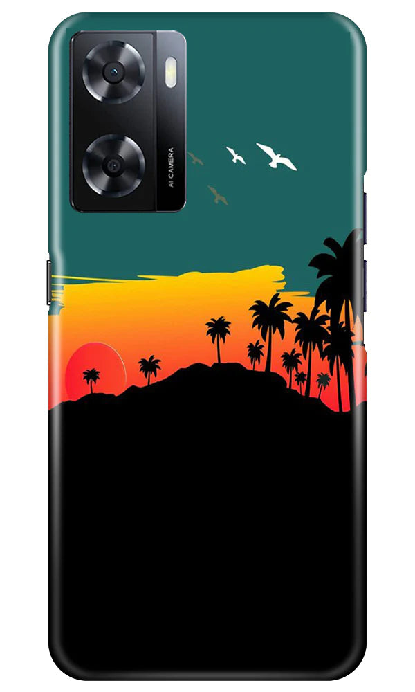 Sky Trees Case for Oppo A57 2022 (Design - 160)