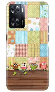 Owls Mobile Back Case for Oppo A57 2022 (Design - 171)