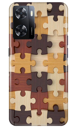 Puzzle Pattern Case for Oppo A57 2022 (Design No. 186)