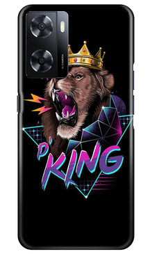 Lion King Mobile Back Case for Oppo A57 2022 (Design - 188)