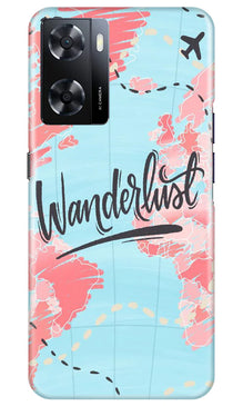 Wonderlust Travel Mobile Back Case for Oppo A57 2022 (Design - 192)
