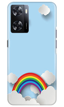 Rainbow Mobile Back Case for Oppo A57 2022 (Design - 194)