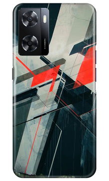 Modern Art Mobile Back Case for Oppo A57 2022 (Design - 200)