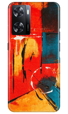 Modern Art Mobile Back Case for Oppo A57 2022 (Design - 208)