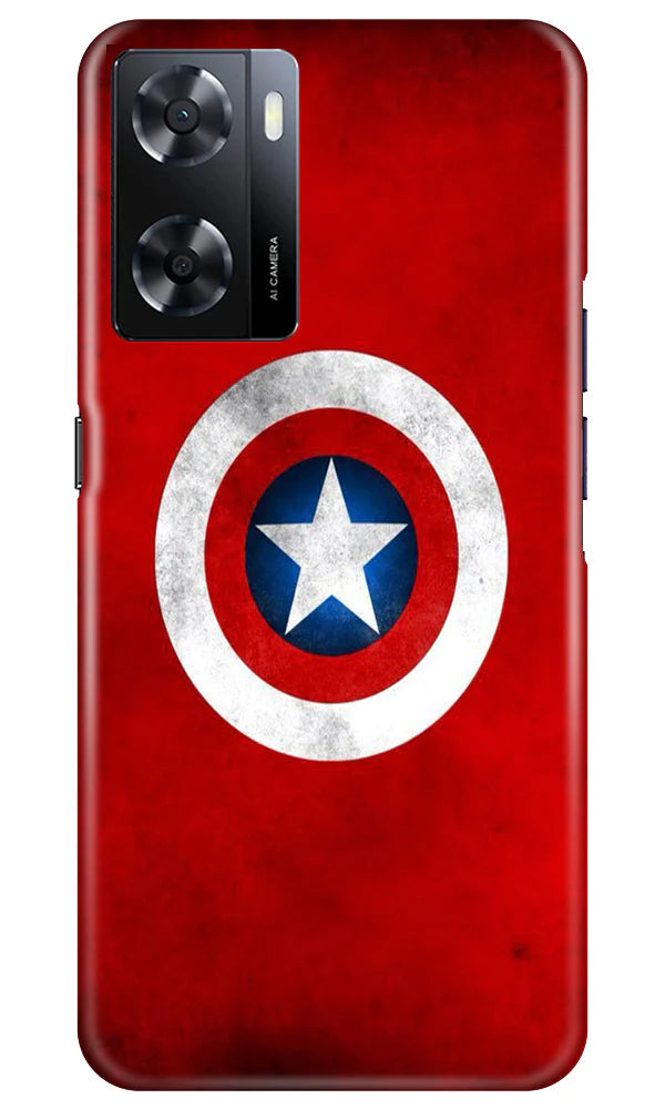 Captain America Case for Oppo A57 2022 (Design No. 218)