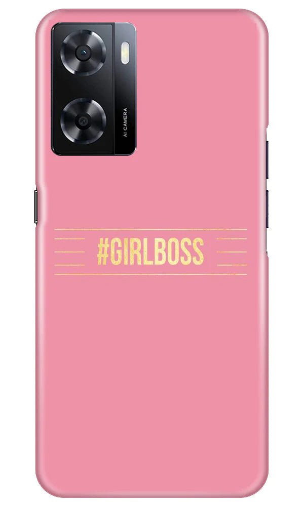 Girl Boss Pink Case for Oppo A57 2022 (Design No. 232)