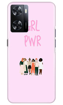 Girl Power Mobile Back Case for Oppo A57 2022 (Design - 236)