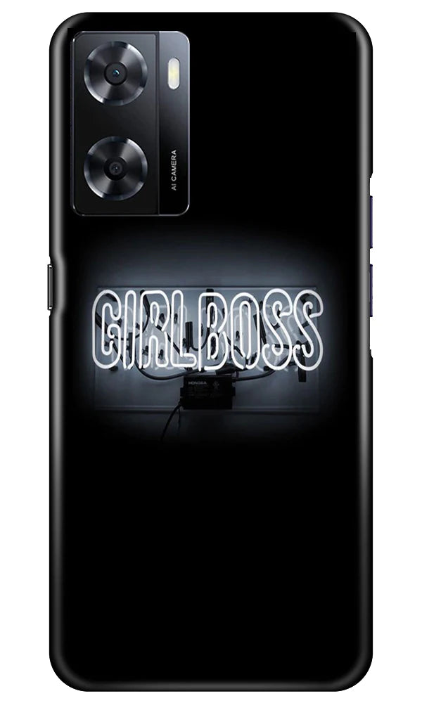 Girl Boss Black Case for Oppo A57 2022 (Design No. 237)