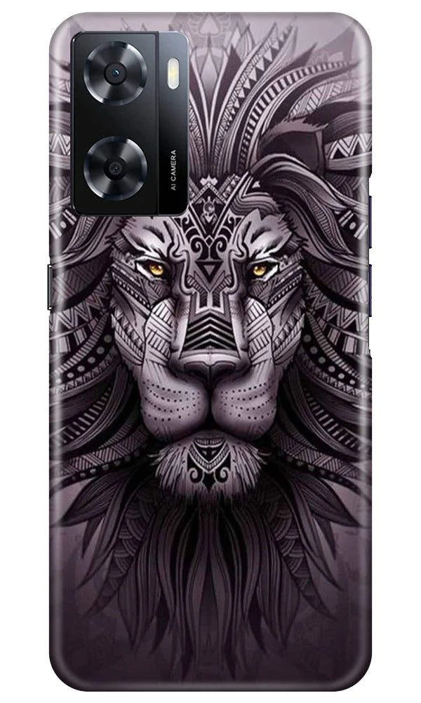 Lion Mobile Back Case for Oppo A57 2022 (Design - 277)