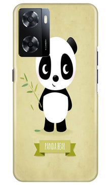Panda Bear Mobile Back Case for Oppo A57 2022 (Design - 279)