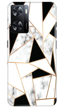 Marble Texture Mobile Back Case for Oppo A57 2022 (Design - 284)