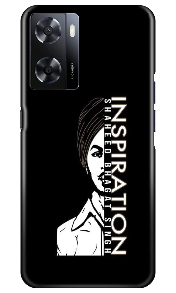 Bhagat Singh Mobile Back Case for Oppo A57 2022 (Design - 291)