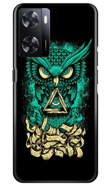 Owl Mobile Back Case for Oppo A57 2022 (Design - 317)