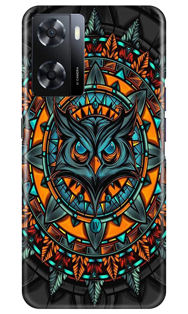 Owl Mobile Back Case for Oppo A57 2022 (Design - 319)