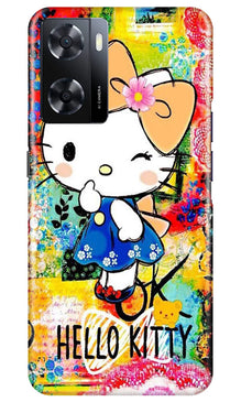 Hello Kitty Mobile Back Case for Oppo A57 2022 (Design - 321)