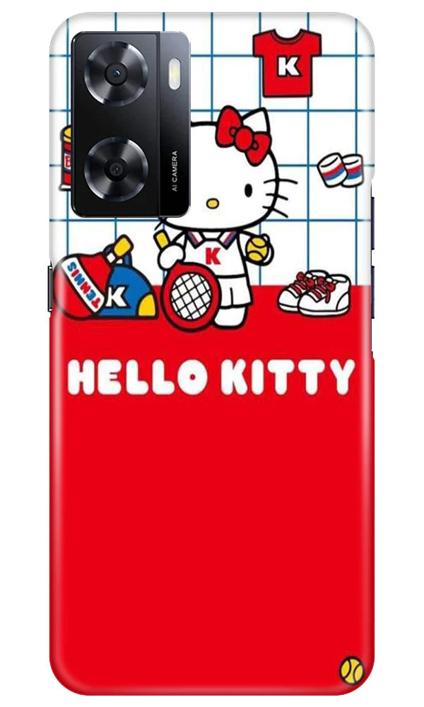Hello Kitty Mobile Back Case for Oppo A57 2022 (Design - 322)
