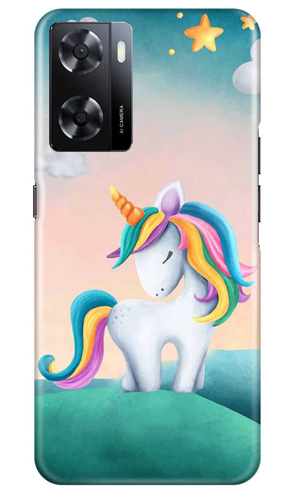 Unicorn Mobile Back Case for Oppo A57 2022 (Design - 325)