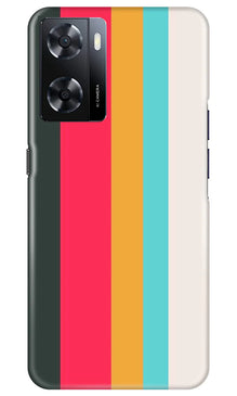 Color Pattern Mobile Back Case for Oppo A57 2022 (Design - 328)